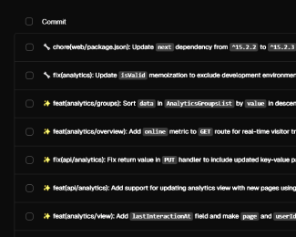 Histórico - Imagem de GiteAI